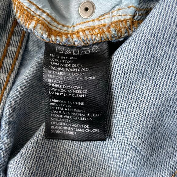 BDG Womens Jean Shorts Size 26 Tom Girl Mid Rise Button Fly Denim Jean Shorts - Picture 4 of 12